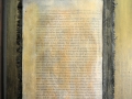 Untitled (diptych with sown pages) mixed media 24x22 2011 (detail)